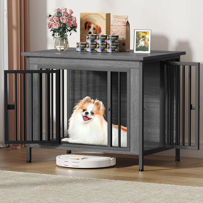 Amlancher Dog Crate Furniture for Dogs,  Heavy Duty Dog Kennel Furniture