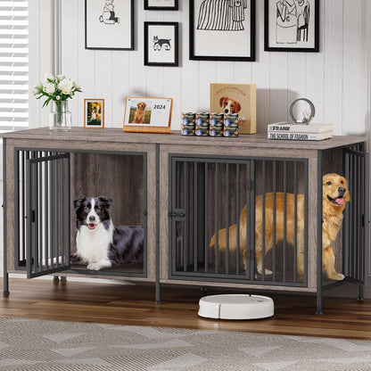 Amlancher Dog Crate Furniture for Dogs,  Heavy Duty Dog Kennel Furniture