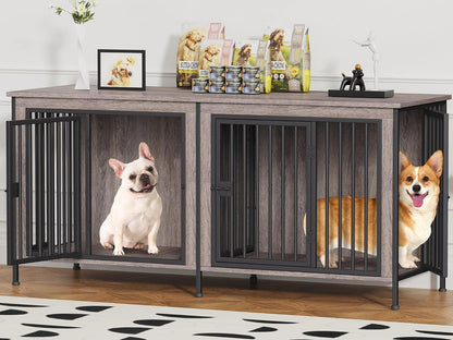 Amlancher Dog Crate Furniture for Dogs,  Heavy Duty Dog Kennel Furniture