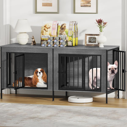 Amlancher Dog Crate Furniture for Dogs,  Heavy Duty Dog Kennel Furniture