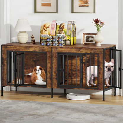 Amlancher Dog Crate Furniture for Dogs,  Heavy Duty Dog Kennel Furniture