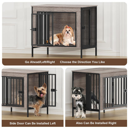 Amlancher Dog Crate Furniture for Dogs,  Heavy Duty Dog Kennel Furniture