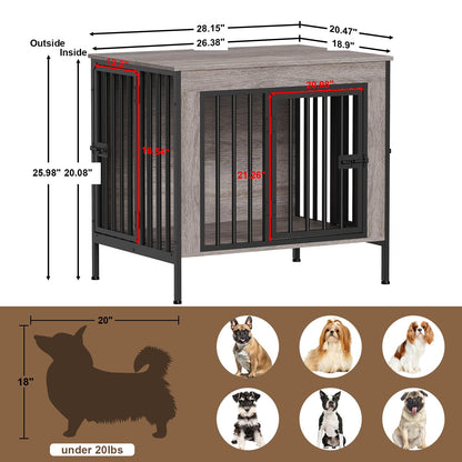 Amlancher Dog Crate Furniture for Dogs,  Heavy Duty Dog Kennel Furniture